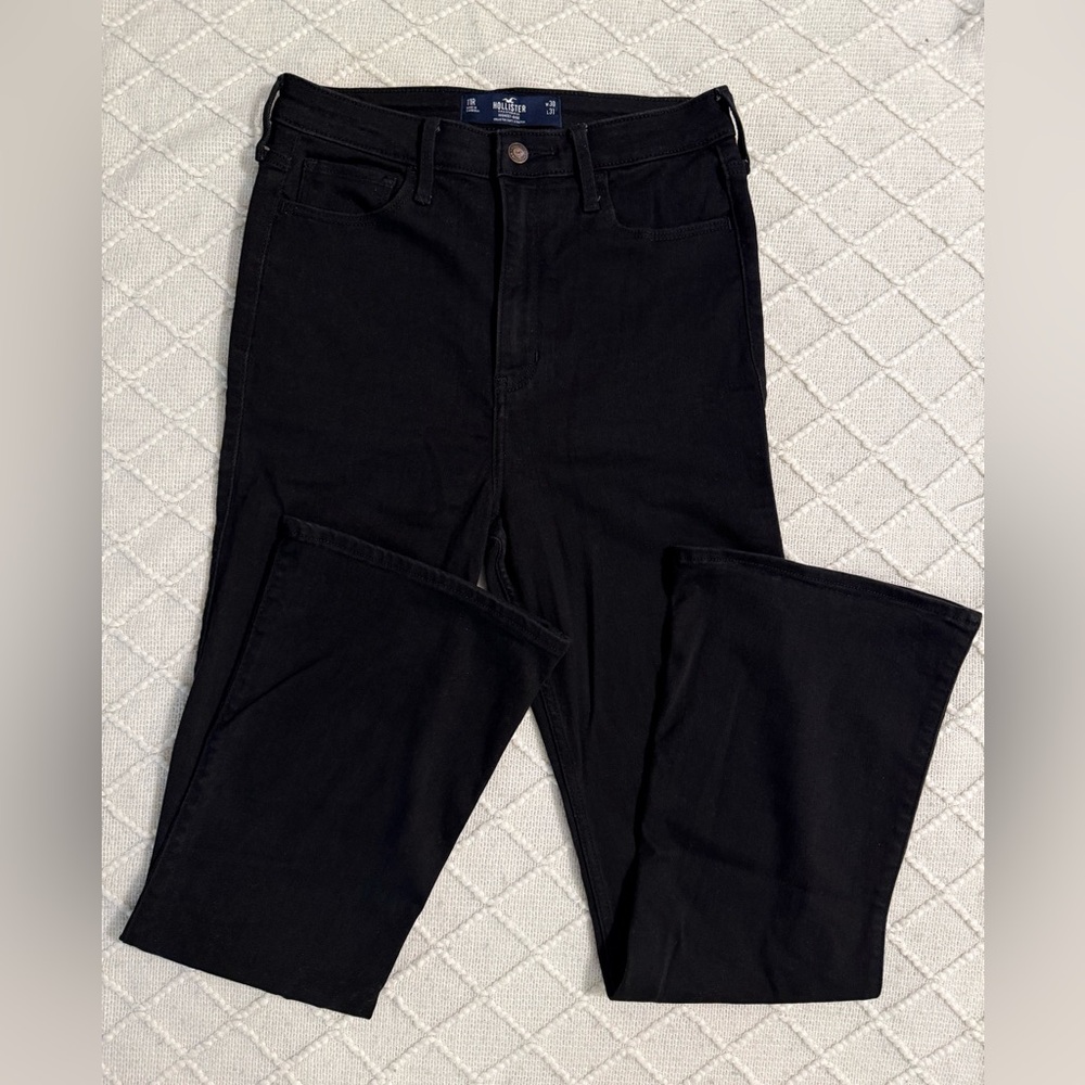 Black Hollister Flare Jeans